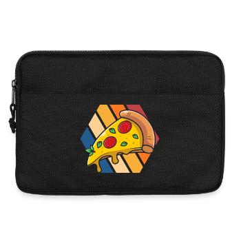 Pizza Pop Art Slice - Laptop bag 13" - black - Front