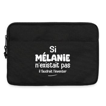 If Mélanie didn't exist, we'd have to invent her - Laptop bag 13" - black - Front