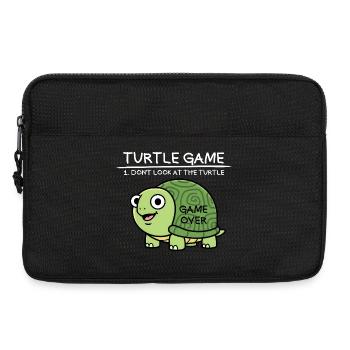 Jeu de la tortue Ne regardez pas la tortue - Sacoche pour ordinateur portable 13 pouces - noir - Devant
