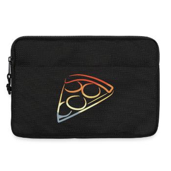 Pizza Retro Look - Laptoptasche 13" - Schwarz - Vorne