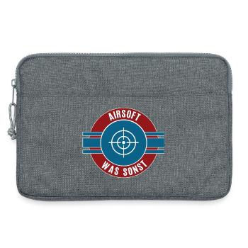 Jeu d’Airsoft Airsoft Jeu de terrain en équipe Airsoft - Sacoche pour ordinateur portable 13 pouces - gris chiné - Devant