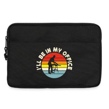 Lustige Holzarbeiter Waldarbeiter Geschenk - Laptoptasche 13" - Schwarz - Vorne