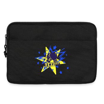 Kämpfer - Kampfsport - Glücksbringer - Laptoptasche 13" - Schwarz - Vorne
