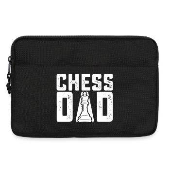 Chess Dad Design Chess Father - Laptop bag 13" - black - Front