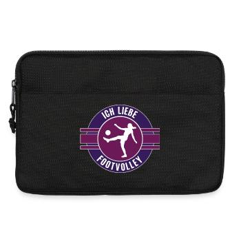 J’adore le Footvolley Footvolleyerin Team Mannschaf - Sacoche pour ordinateur portable 13 pouces - noir - Devant