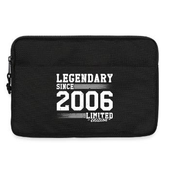 Legendary since 2006 20 Years Gift Birthday - Laptop bag 13" - black - Front