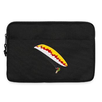 Parapente coloré - Sacoche pour ordinateur portable 13 pouces - noir - Devant