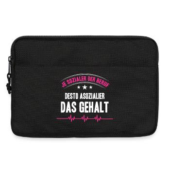 Nurse Gifts Nursing Funny Nurse - Laptop bag 13" - black - Front