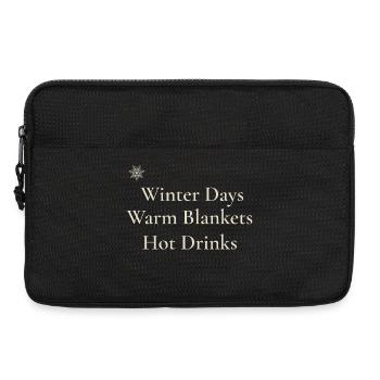 Cozy Winter Vibes - Sacoche pour ordinateur portable 13 pouces - noir - Devant