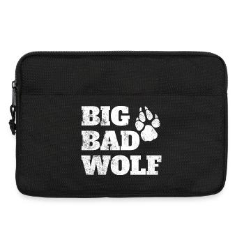 Böser Wolf Halloween-Kostüm Böser Wolf - Laptoptasche 13" - Schwarz - Vorne
