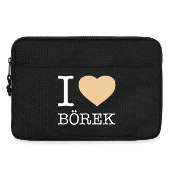 I love Börek - Laptoptasche 13" - Schwarz - Vorne