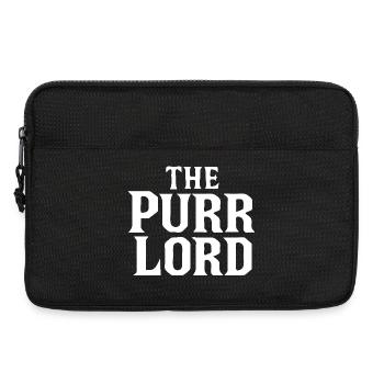 La typographie de la Mafia Purr Lord Bold - Sacoche pour ordinateur portable 13 pouces - noir - Devant