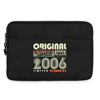 Original 2006 Vintage Vintage Anniversaire Rétro - Sacoche pour ordinateur portable 13 pouces - noir - Devant