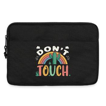 Cactus Arcenciel Ne Pas Toucher - Sacoche pour ordinateur portable 13 pouces - noir - Devant