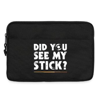 Did you see lustiges Billard Billardspieler - Laptoptasche 13" - Schwarz - Vorne