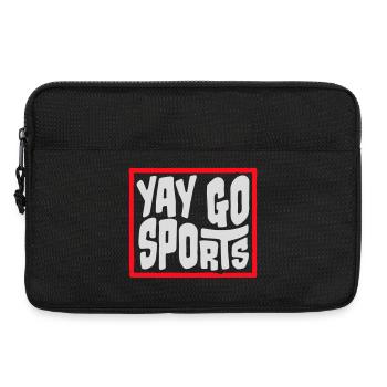 Yay Go Sports Sarkastisch Lustig Anti Sport Humor - Laptoptasche 13" - Schwarz - Vorne
