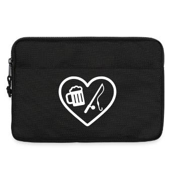 Heart Angel-Bier - Laptoptasche 13" - Schwarz - Vorne