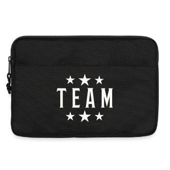 Logo de l’équipe Vintage Star - Sacoche pour ordinateur portable 13 pouces - noir - Devant