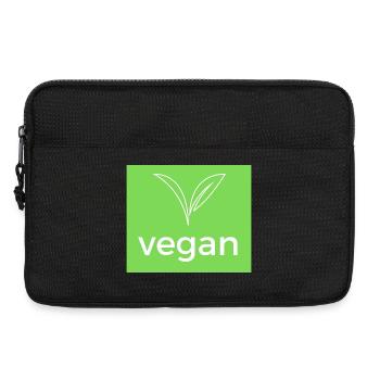 Vegan - sign for all vegans - Laptop bag 13" - black - Front