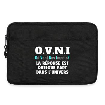 OVNI - Sacoche pour ordinateur portable 13 pouces - noir - Devant