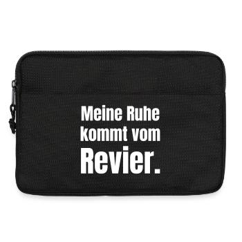 Ma paix vient du commissariat - Sacoche pour ordinateur portable 13 pouces - noir - Devant