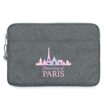 Paris Traumsilhouette - Laptoptasche 13" - Grau meliert - Vorne