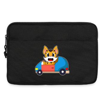 Tiger Auto - Laptoptasche 13" - Schwarz - Vorne