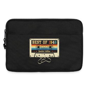 Best Of 1946 80th Birthday - Laptop bag 13" - black - Front