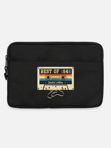Best Of 1946 80th Birthday - Laptoptasche 13" - Schwarz