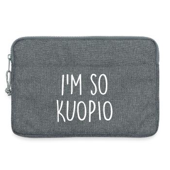Kuopio Suomi Finlande - Sacoche pour ordinateur portable 13 pouces - gris chiné - Devant