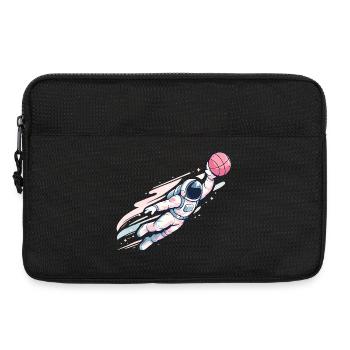 Astronaut Basketball Space Dunk Design - Laptop bag 13" - black - Front