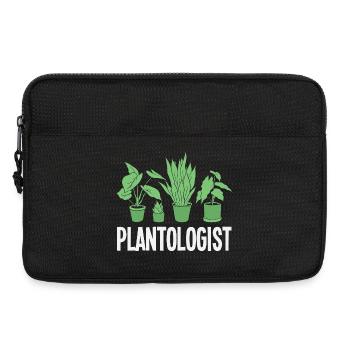 Plantologe Lustiger Pflanzenliebhaber Blume - Laptoptasche 13" - Schwarz - Vorne