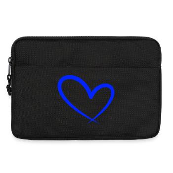 Coeur Symbole Amour - Sacoche pour ordinateur portable 13 pouces - noir - Devant