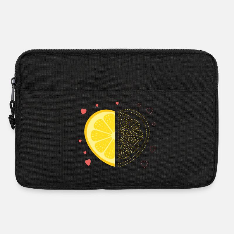 Lemon Heart – Missing My Other Half - Laptop bag 13" - black