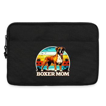 Boxer Mom  - Laptoptasche 13" - Schwarz - Vorne