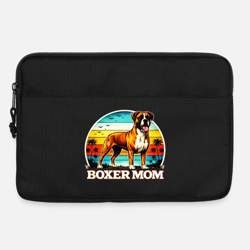 Boxer Mom  - Laptoptasche 13" - Schwarz