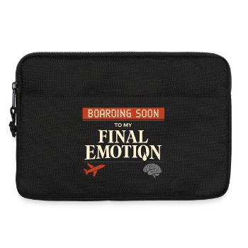 Reiseangst-humor, Flughafen-chaos, Fliegen Ist - Laptoptasche 13" - Schwarz - Vorne