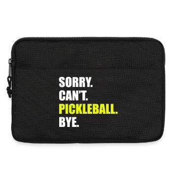 Sorry can't pickleball bye Pickleball Spieler - Laptoptasche 13" - Schwarz - Vorne