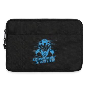 Fahrrad Rennrad Radfahrer Bikesport Mountainbike - Laptoptasche 13" - Schwarz - Vorne