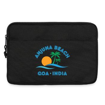 Anjuna Beach Goa Sonnenuntergang - Laptoptasche 13" - Schwarz - Vorne