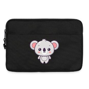 Koala Soft Pastel Drawing - Laptop bag 13" - black - Front
