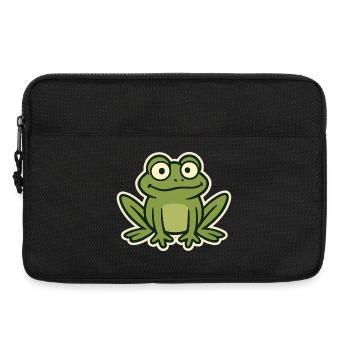 Grenouille - Sacoche pour ordinateur portable 13 pouces - noir - Devant