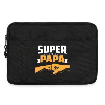 Super Papa Idea Cadeau Fête Des Fathers Anniversaire - Laptoptasche 13" - Schwarz - Vorne