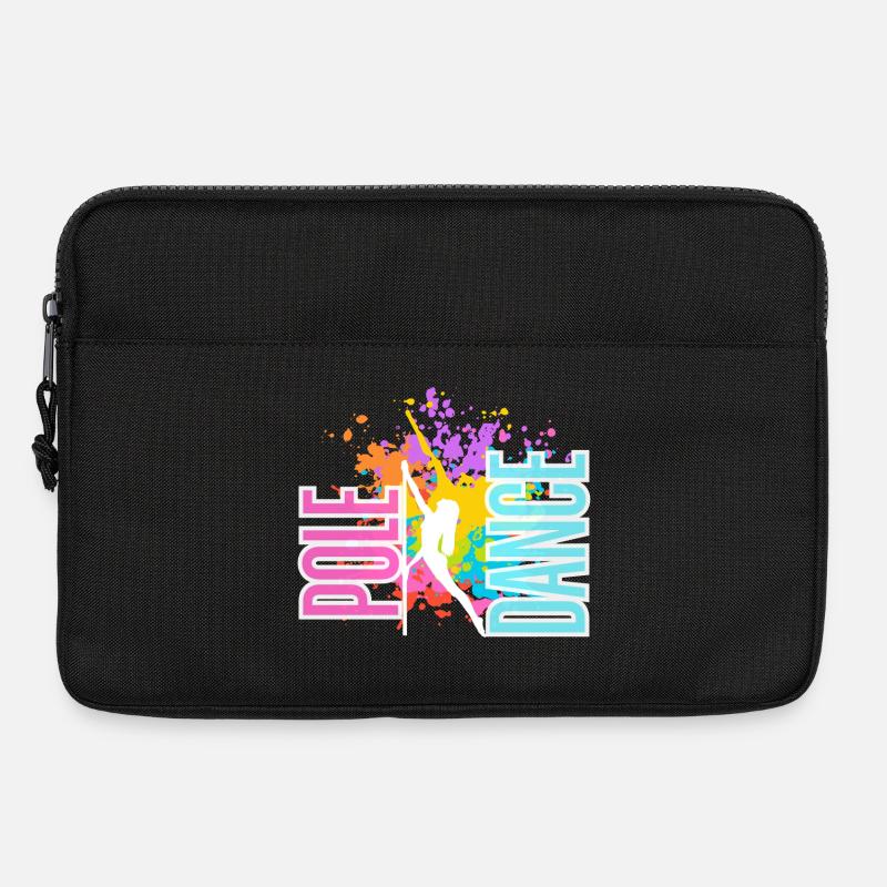 Pole Dance Splash Neon Farben - Laptoptasche 13" - Schwarz