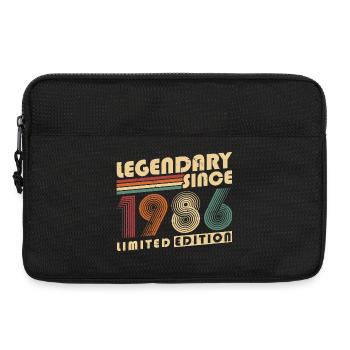 Legendary Since 1986 Vintage Vintage Birthday - Laptop bag 13" - black - Front