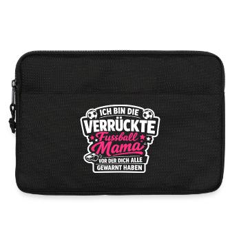 La Maman de Foot Folle Drôle - Sacoche pour ordinateur portable 13 pouces - noir - Devant