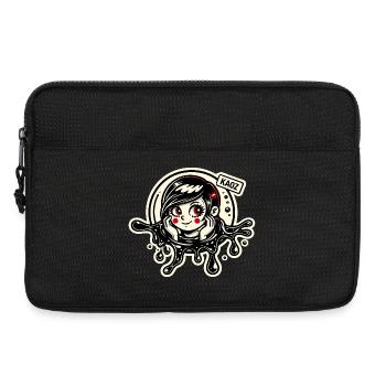 Kawaii Ink Splash Girl - Sacoche pour ordinateur portable 13 pouces - noir - Devant