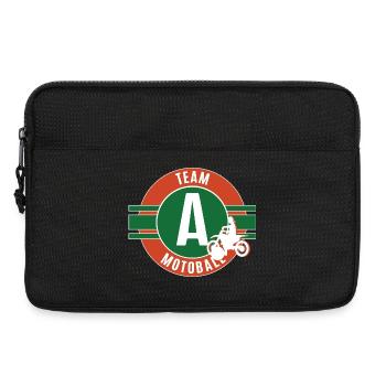 Ich Liebe Motoball Motoballerin Team A Motoballer - Laptoptasche 13" - Schwarz - Vorne