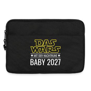 Baby 2027 - Das wars mit der Nachtruhe - Laptoptasche 13" - Schwarz - Vorne