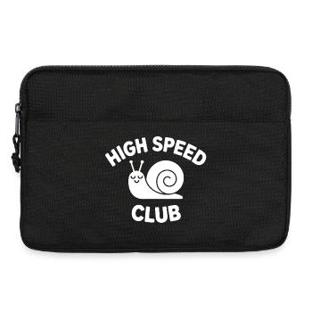 High Speed Schnecke Club - Laptoptasche 13" - Schwarz - Vorne